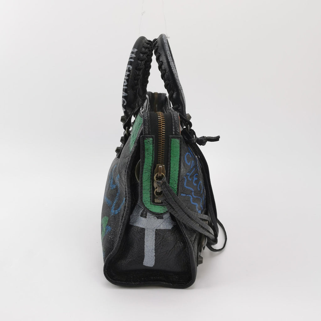 Balenciaga Classic City Graffiti Small