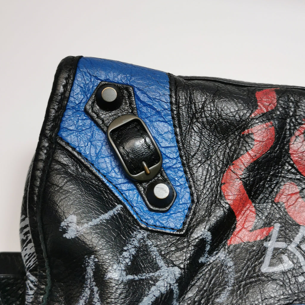 Balenciaga Classic City Graffiti Small