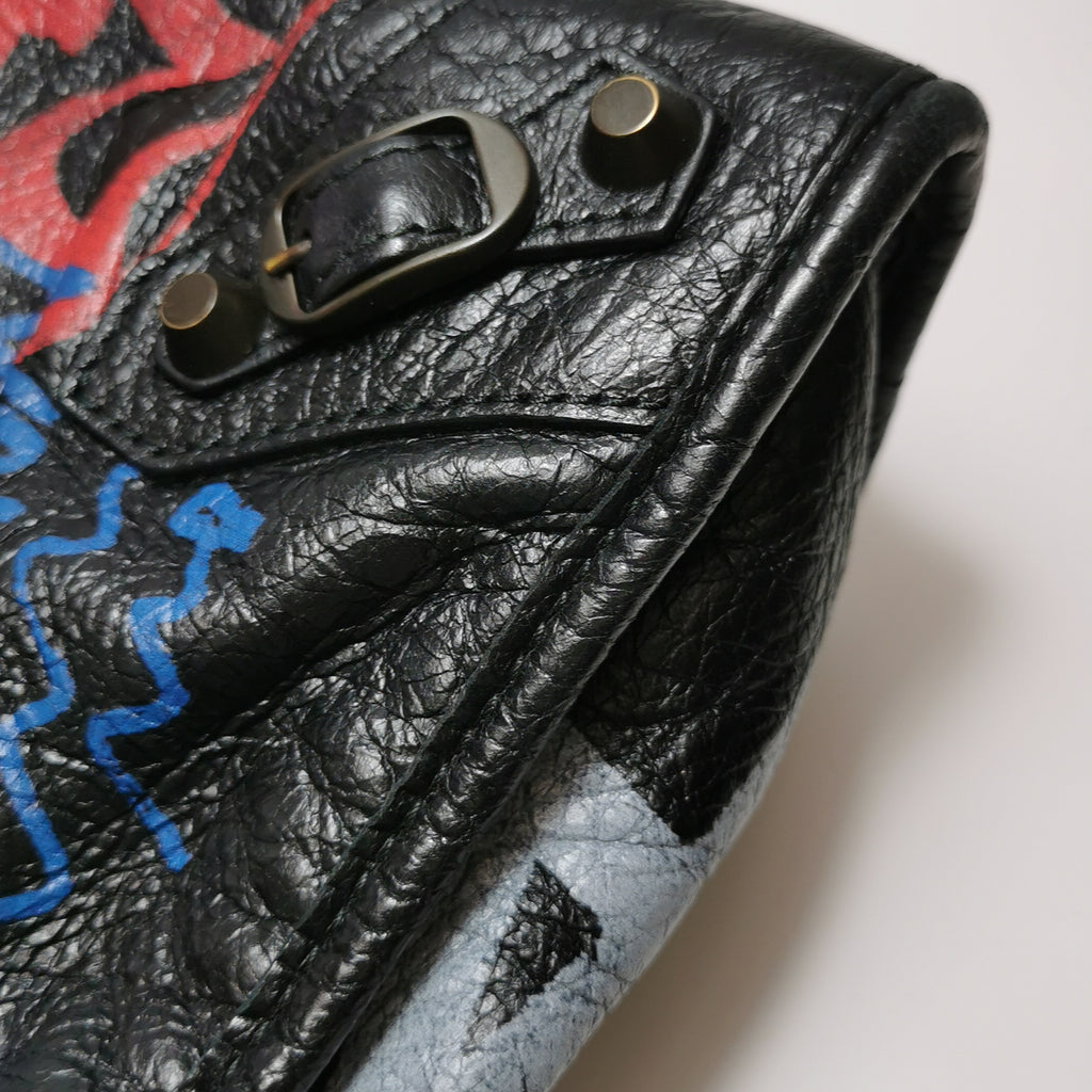 Balenciaga Classic City Graffiti Small