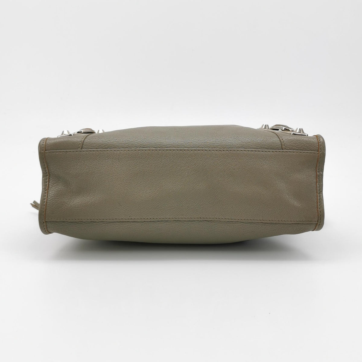 Balenciaga City Small Metallic Edge Taupe SHW