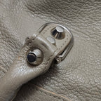 Balenciaga City Small Metallic Edge Taupe SHW