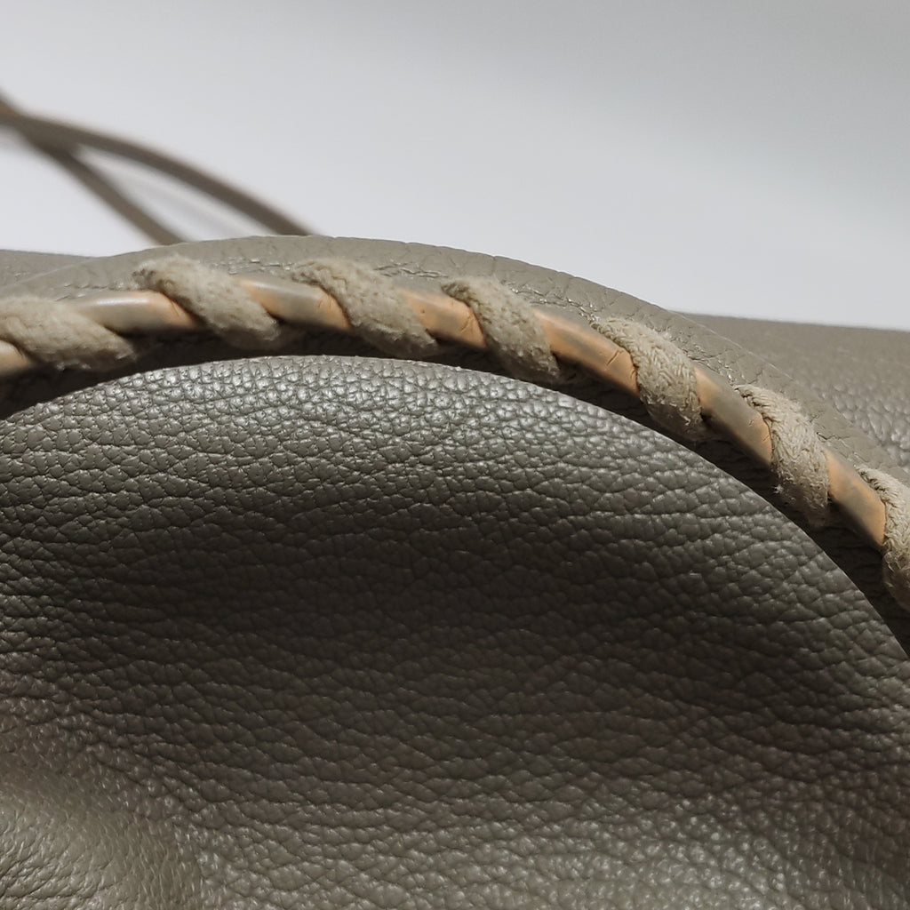Balenciaga City Small Metallic Edge Taupe SHW