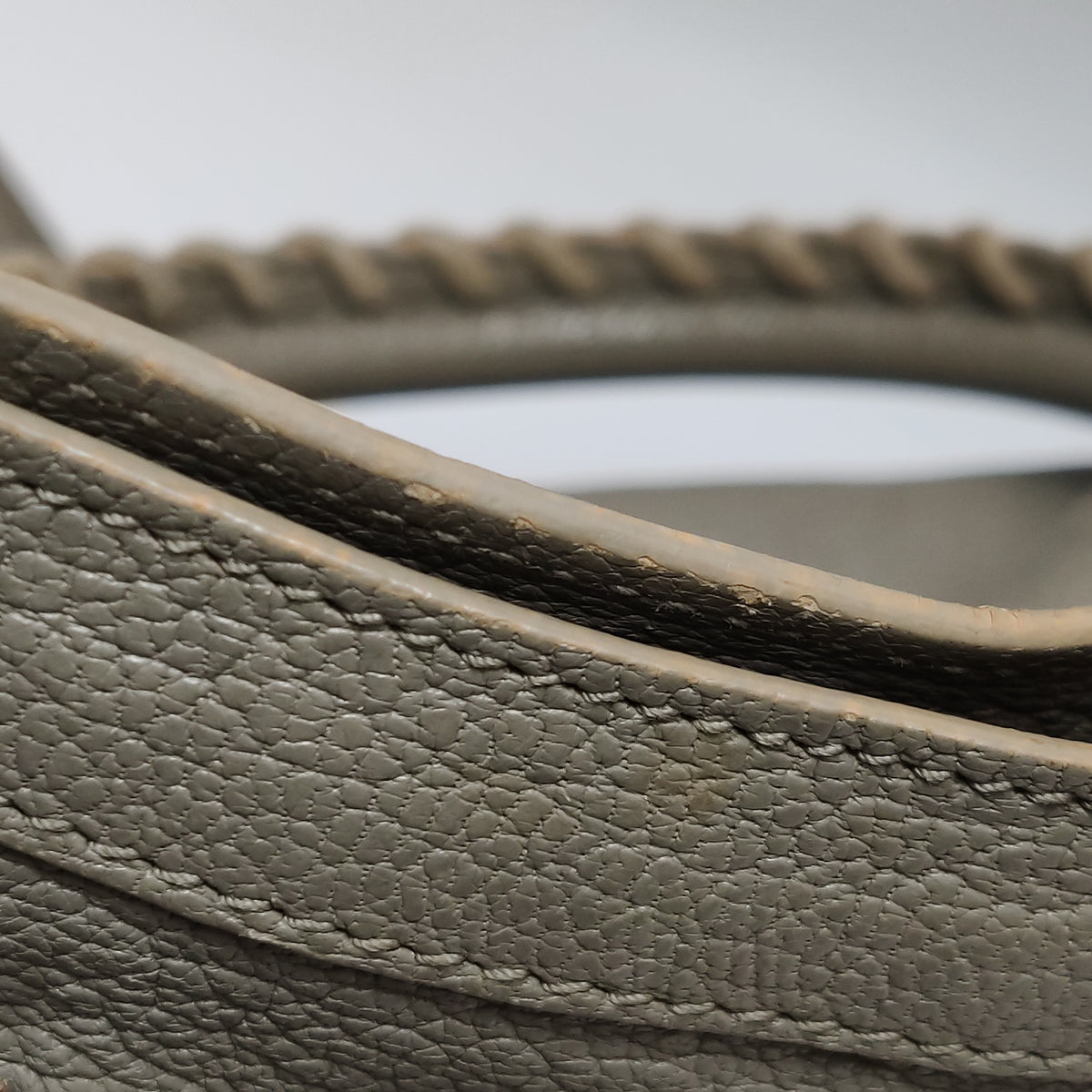 Balenciaga City Small Metallic Edge Taupe SHW