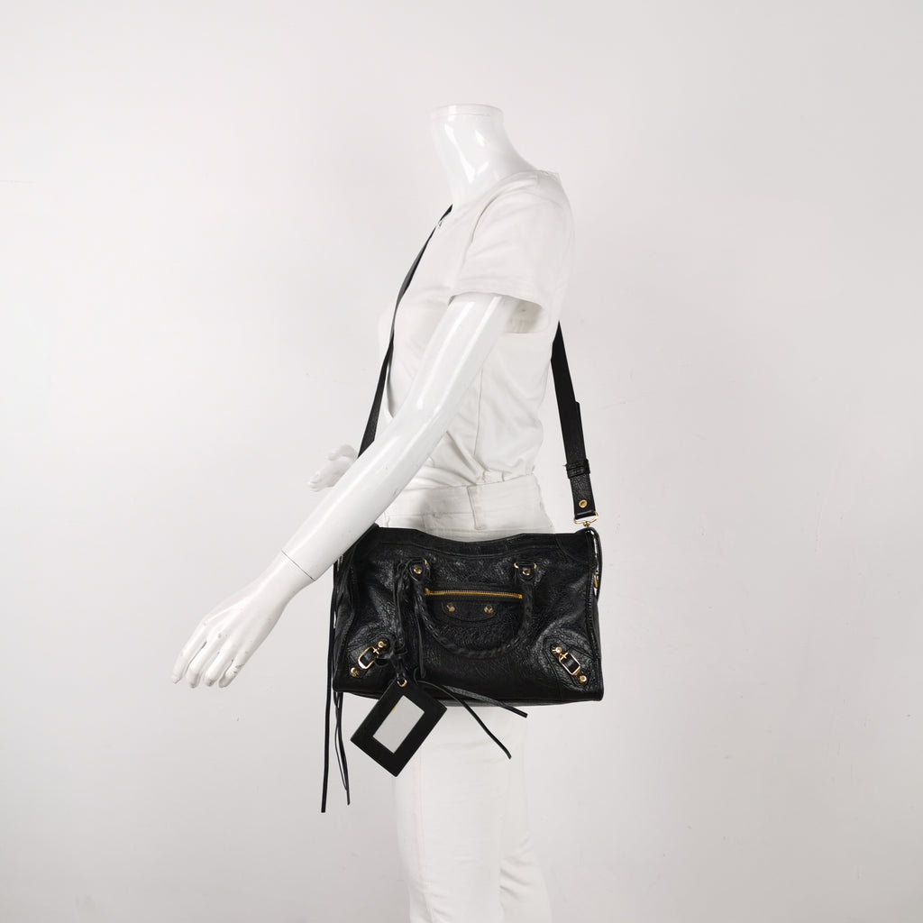 Balenciaga Classic City Small Black GHW