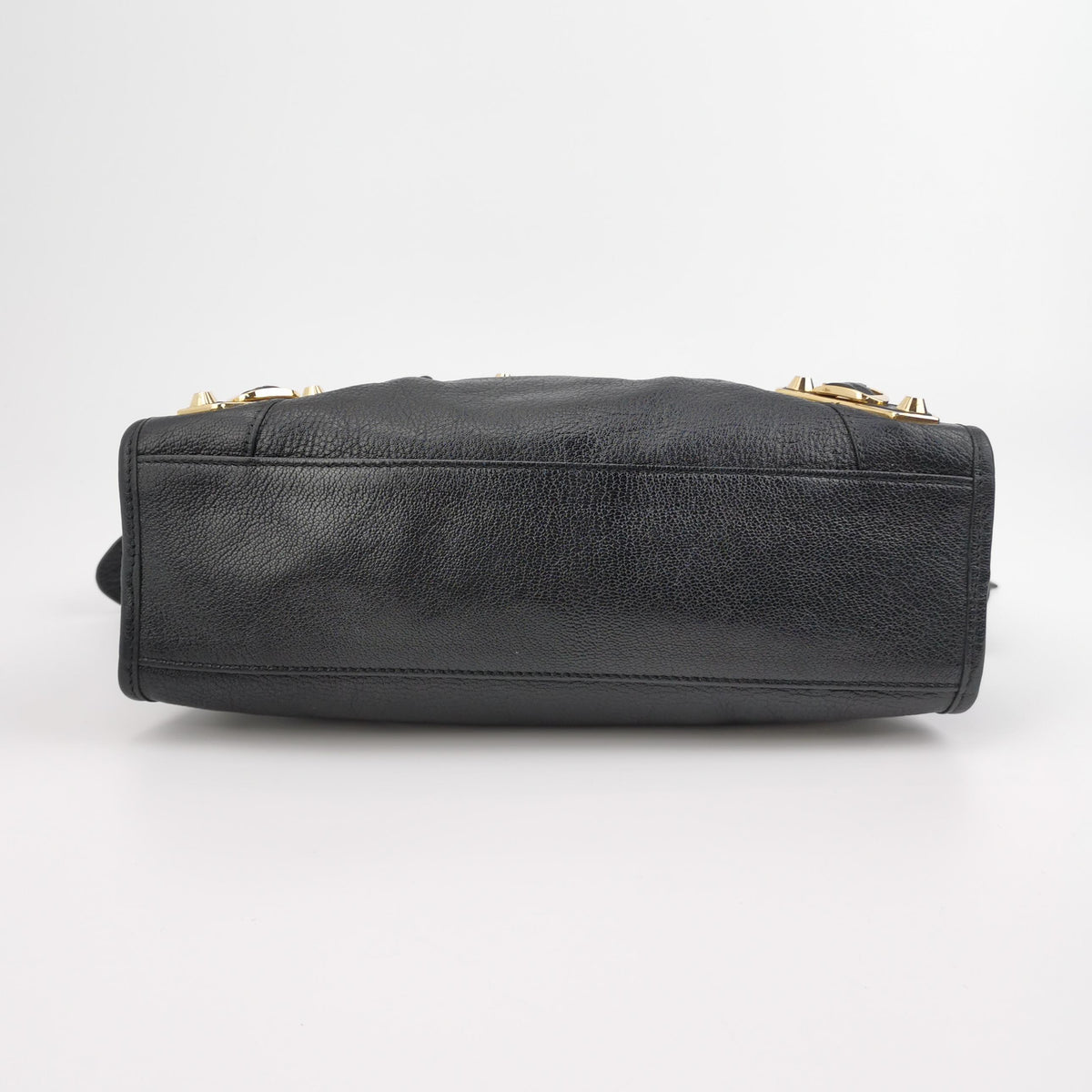 Balenciaga City Small Metallic Edge Black GHW