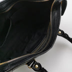 Balenciaga City Small Metallic Edge Black GHW