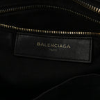 Balenciaga City Small Metallic Edge Black GHW