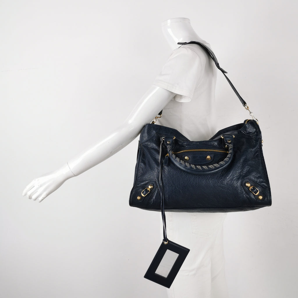 Balenciaga Classic City Medium Dark Blue
