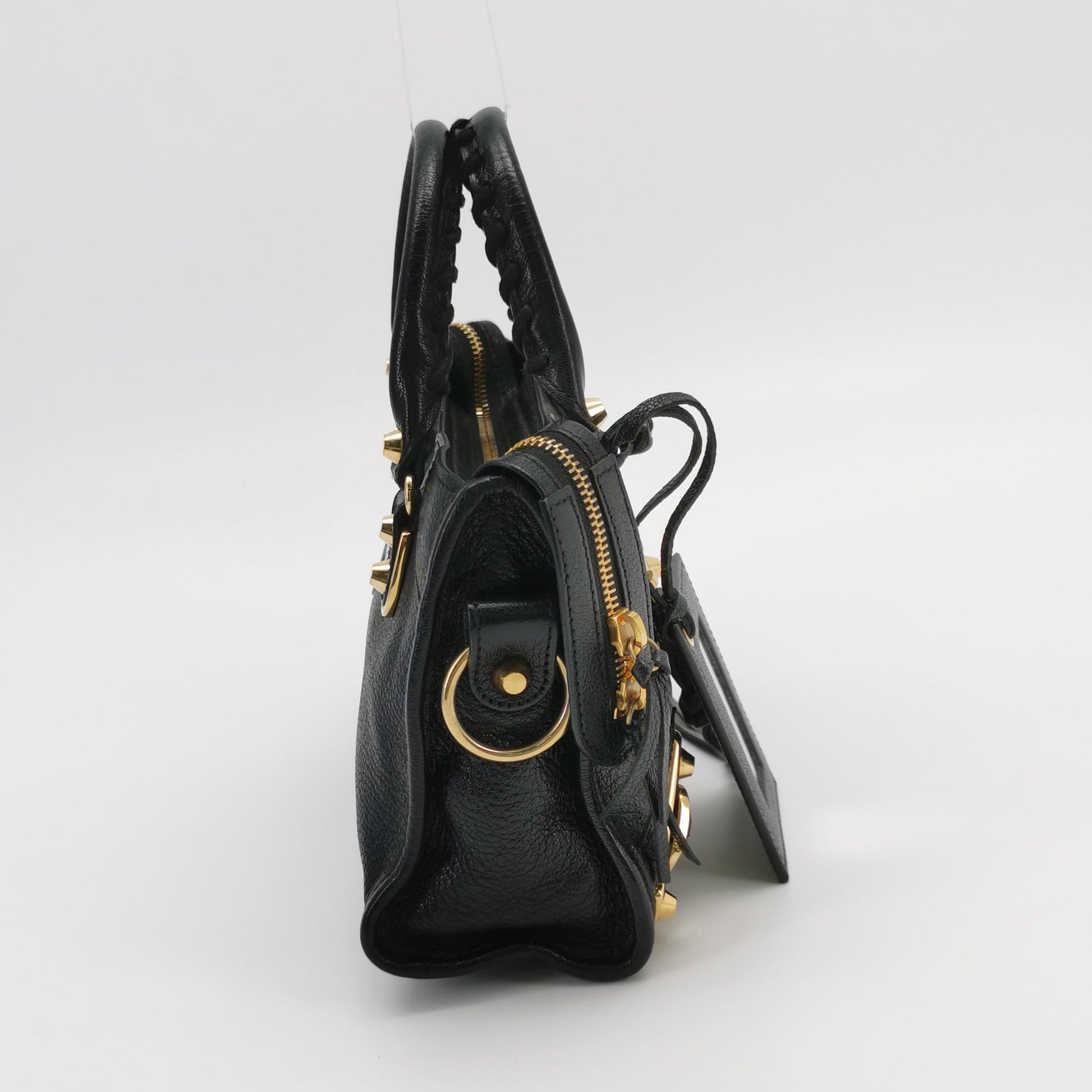 Balenciaga Mini City Metallic Edge Black