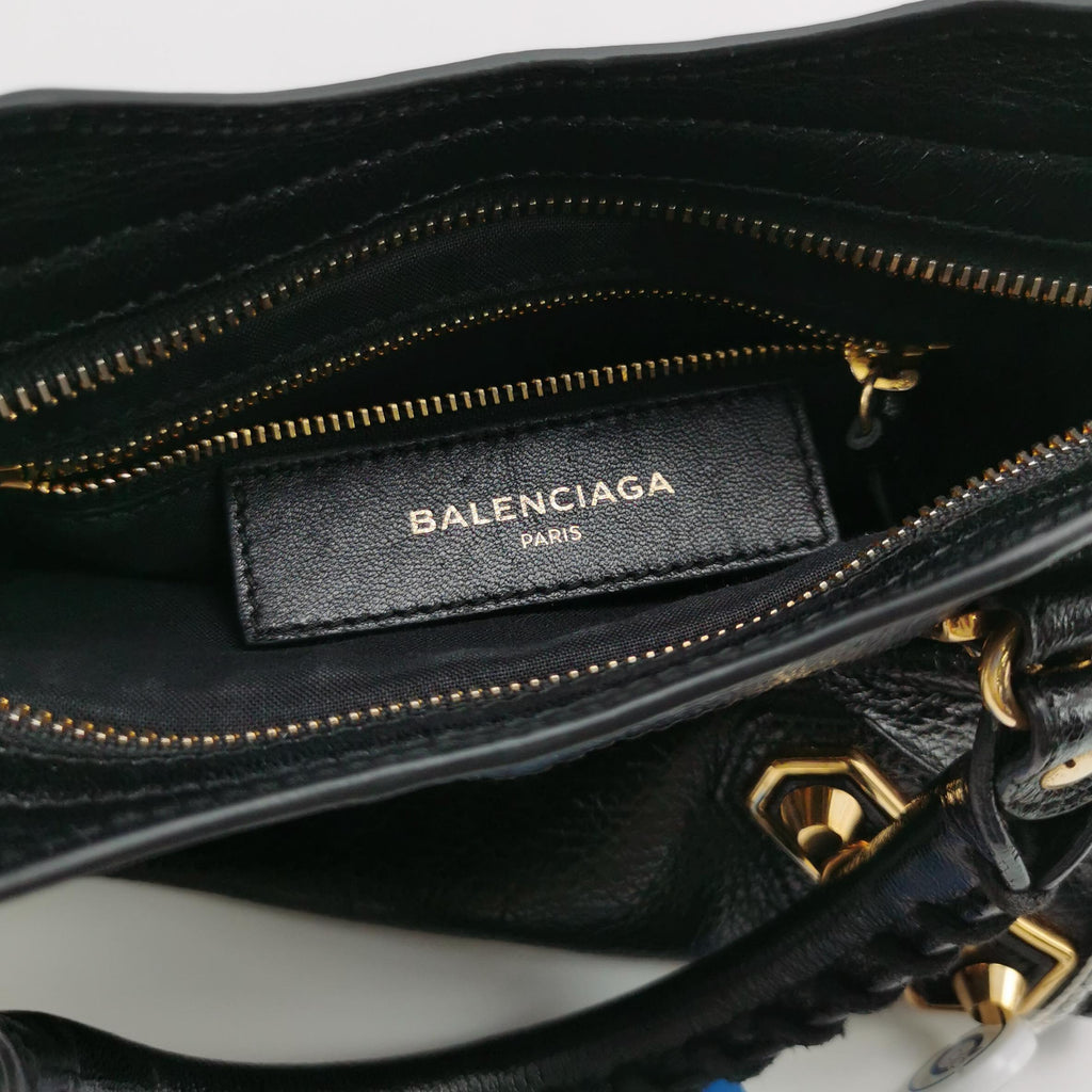 Balenciaga Mini City Metallic Edge Black