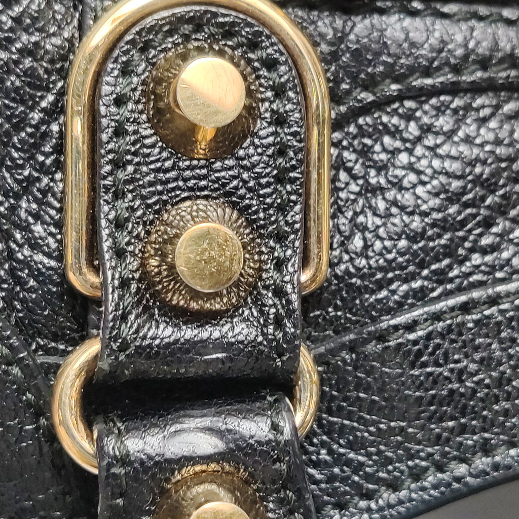 Balenciaga Mini City Metallic Edge Black