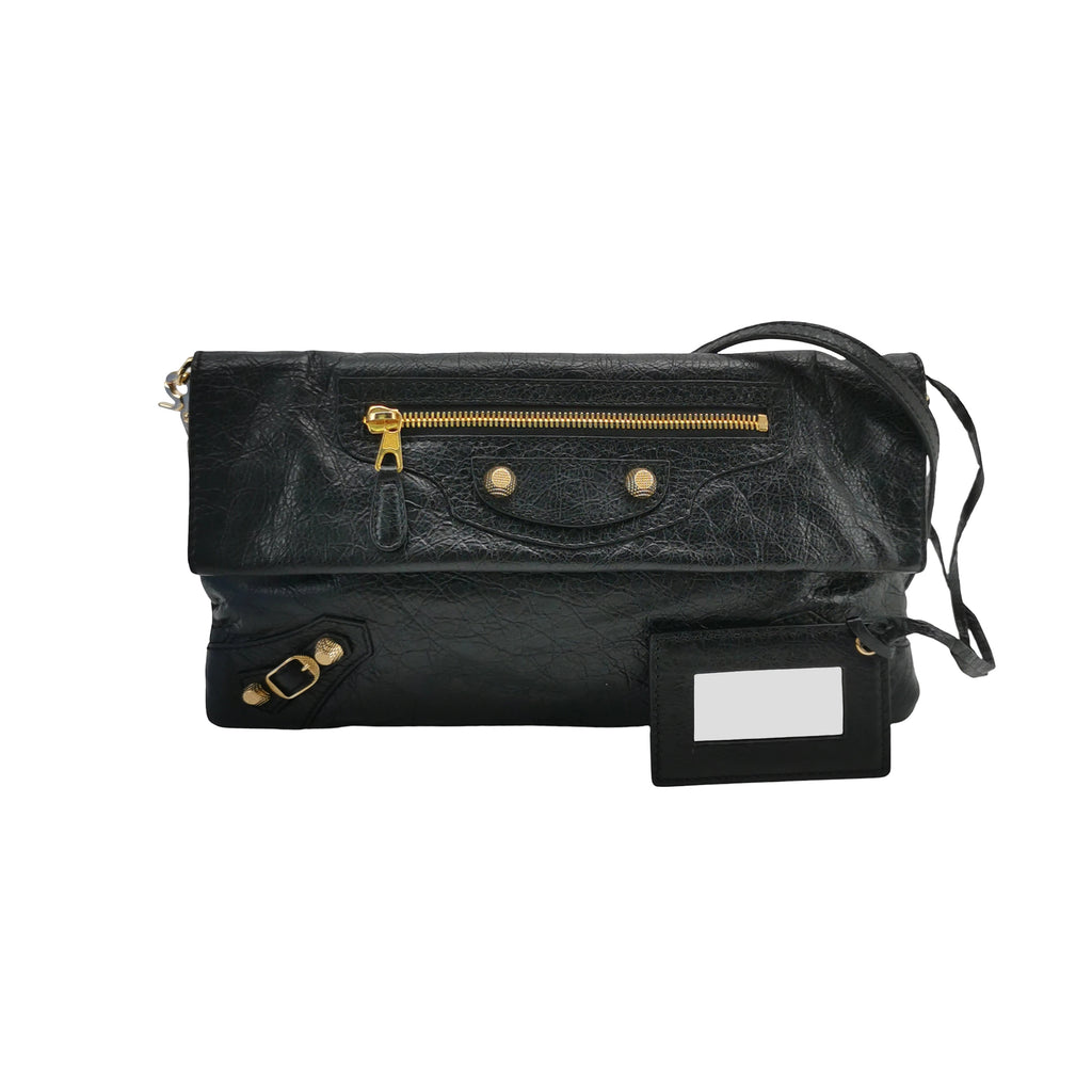 Balenciaga City Envelope Flap Crossbody Clutch