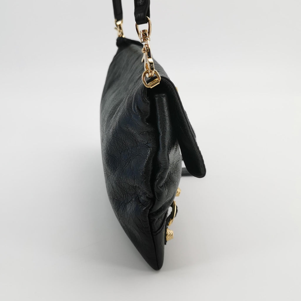 Balenciaga City Envelope Flap Crossbody Clutch