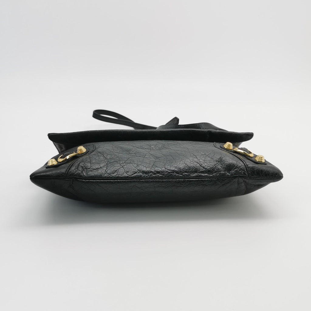 Balenciaga City Envelope Flap Crossbody Clutch