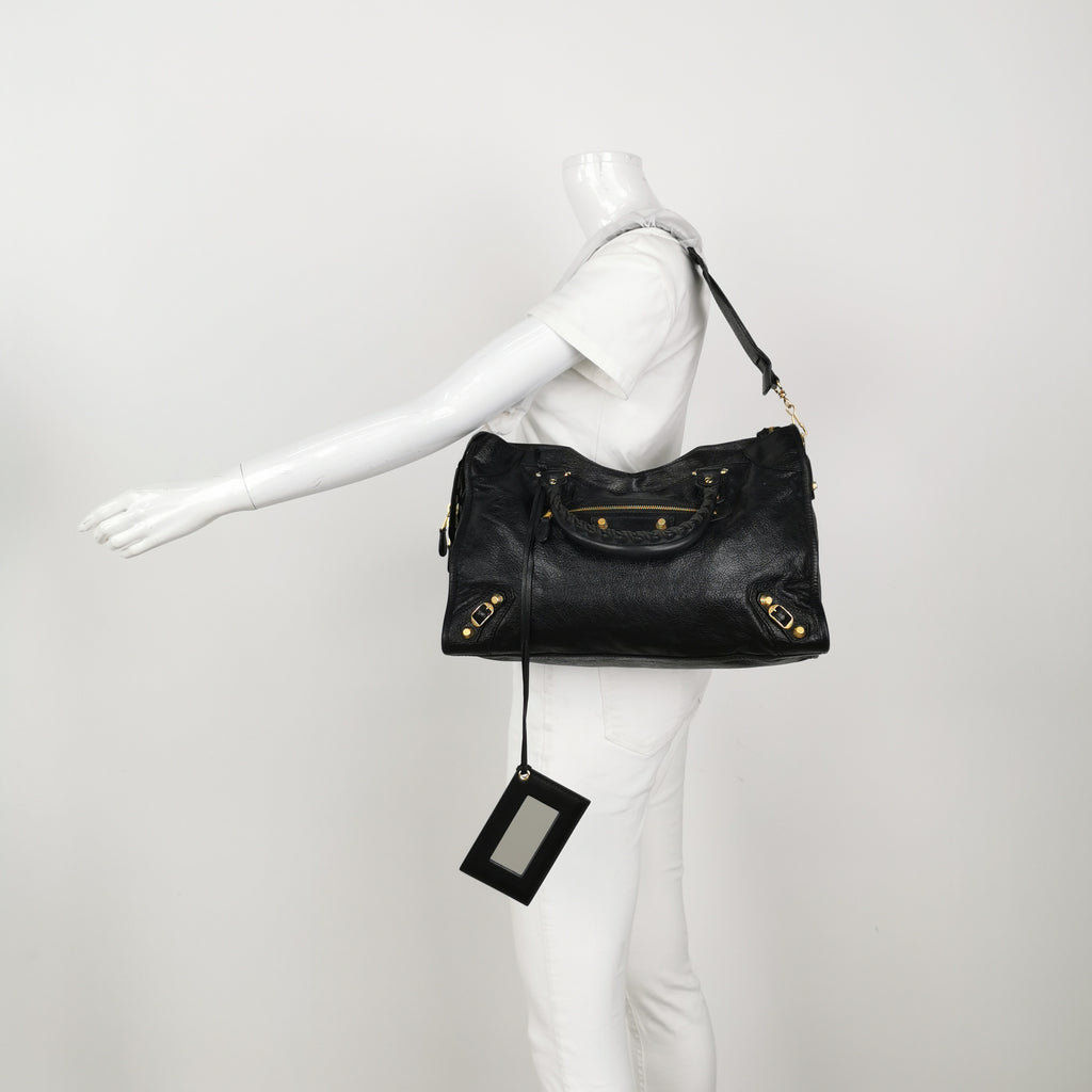 Balenciaga Classic Giant City Medium Black GHW
