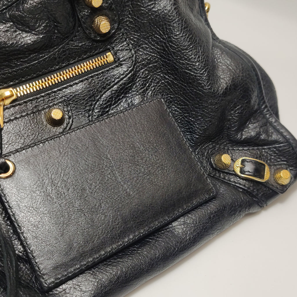 Balenciaga Classic Giant City Medium Black GHW