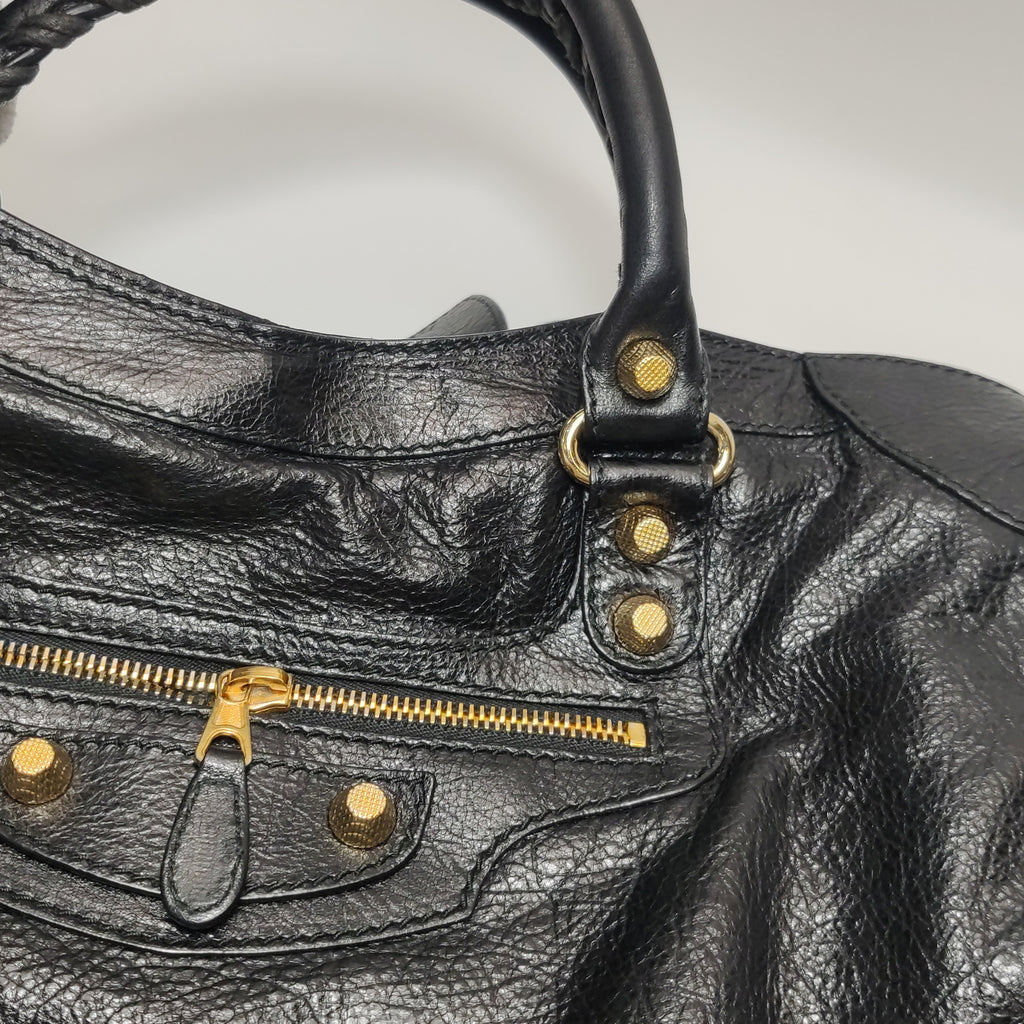 Balenciaga Classic Giant City Medium Black GHW