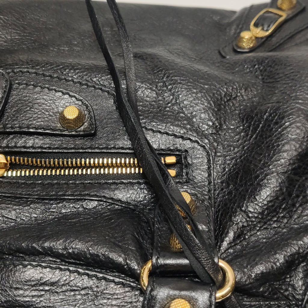 Balenciaga Classic Giant City Medium Black GHW