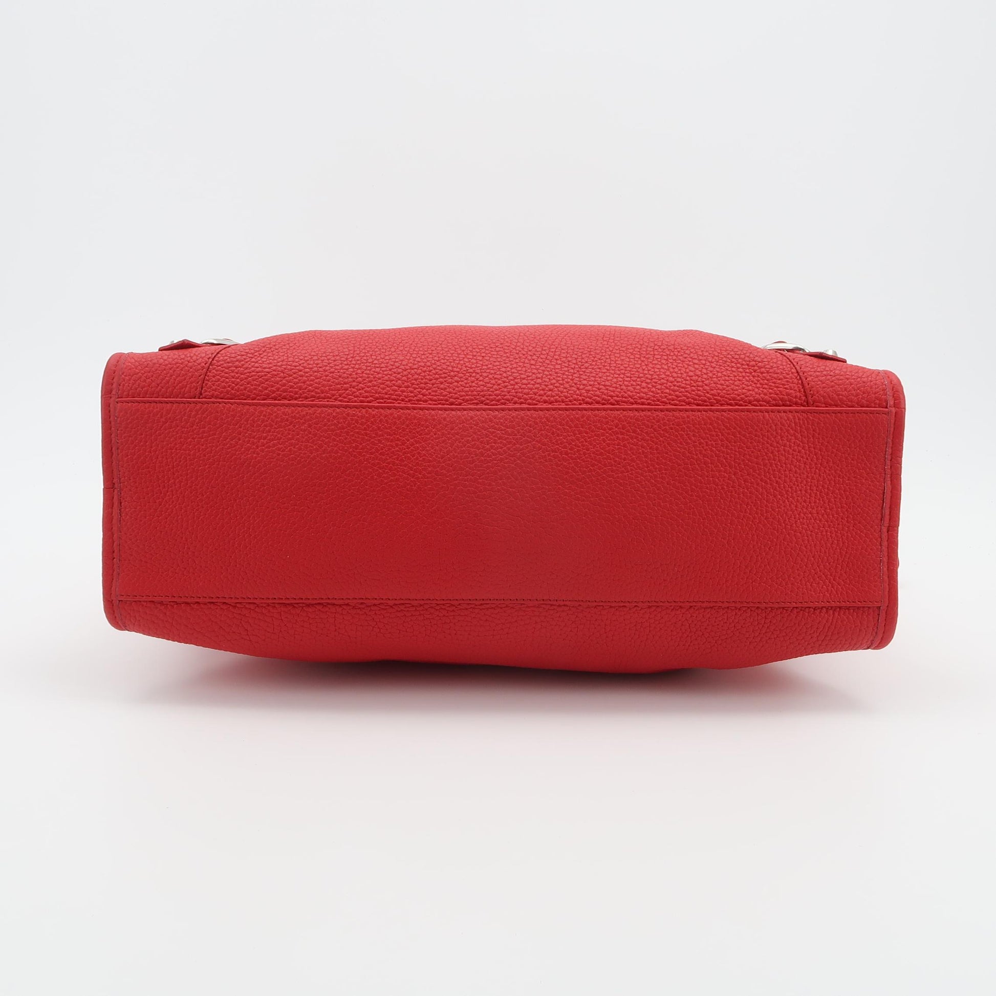 Balenciaga Classic City Medium Grained Calfskin Red