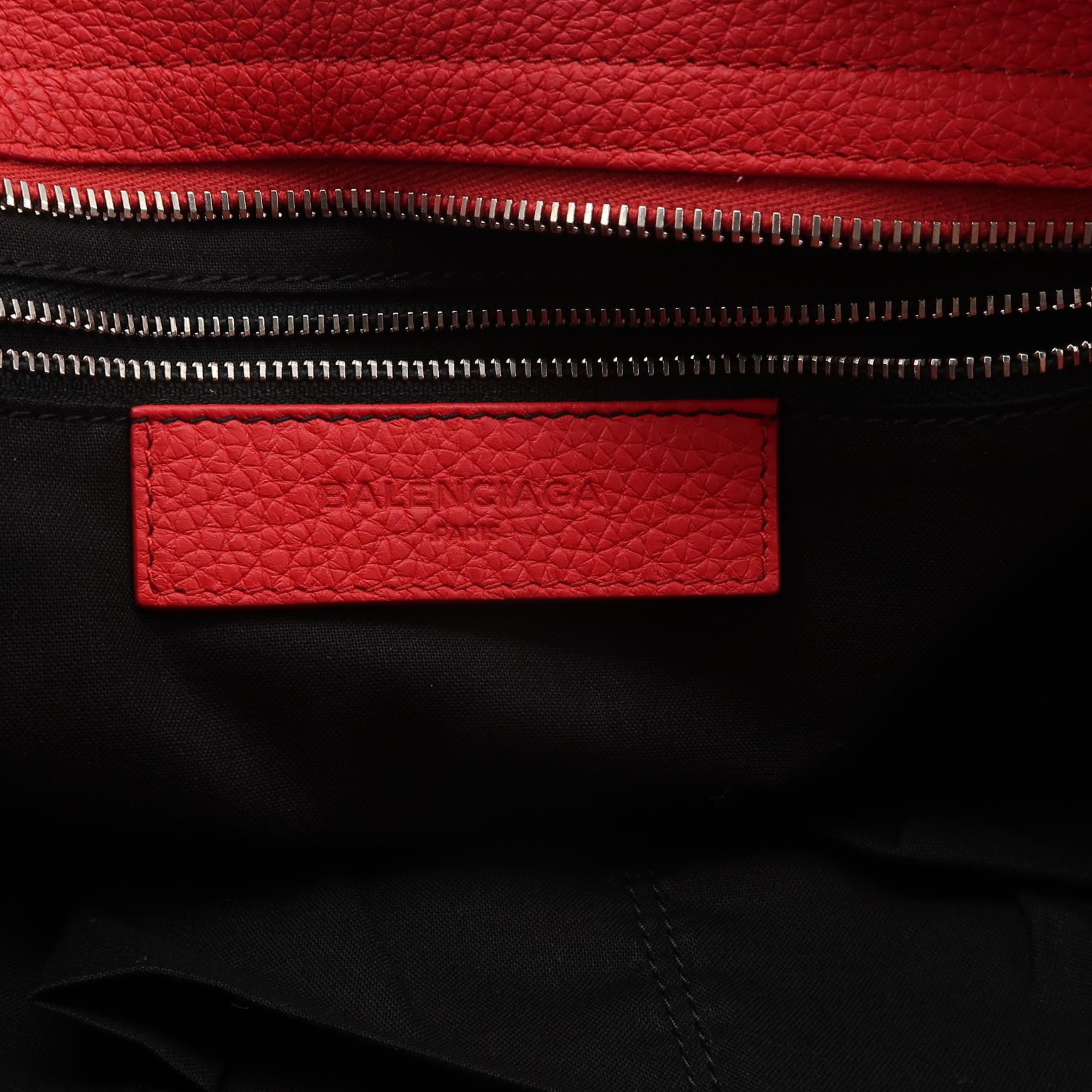 Balenciaga Classic City Medium Grained Calfskin Red