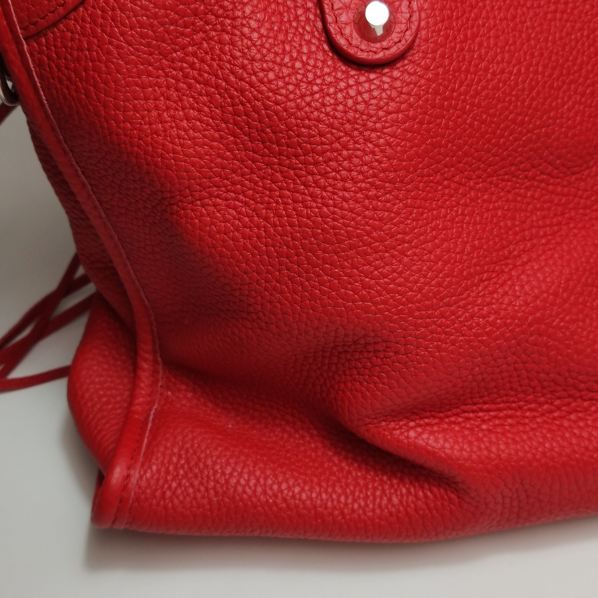 Balenciaga Classic City Medium Grained Calfskin Red