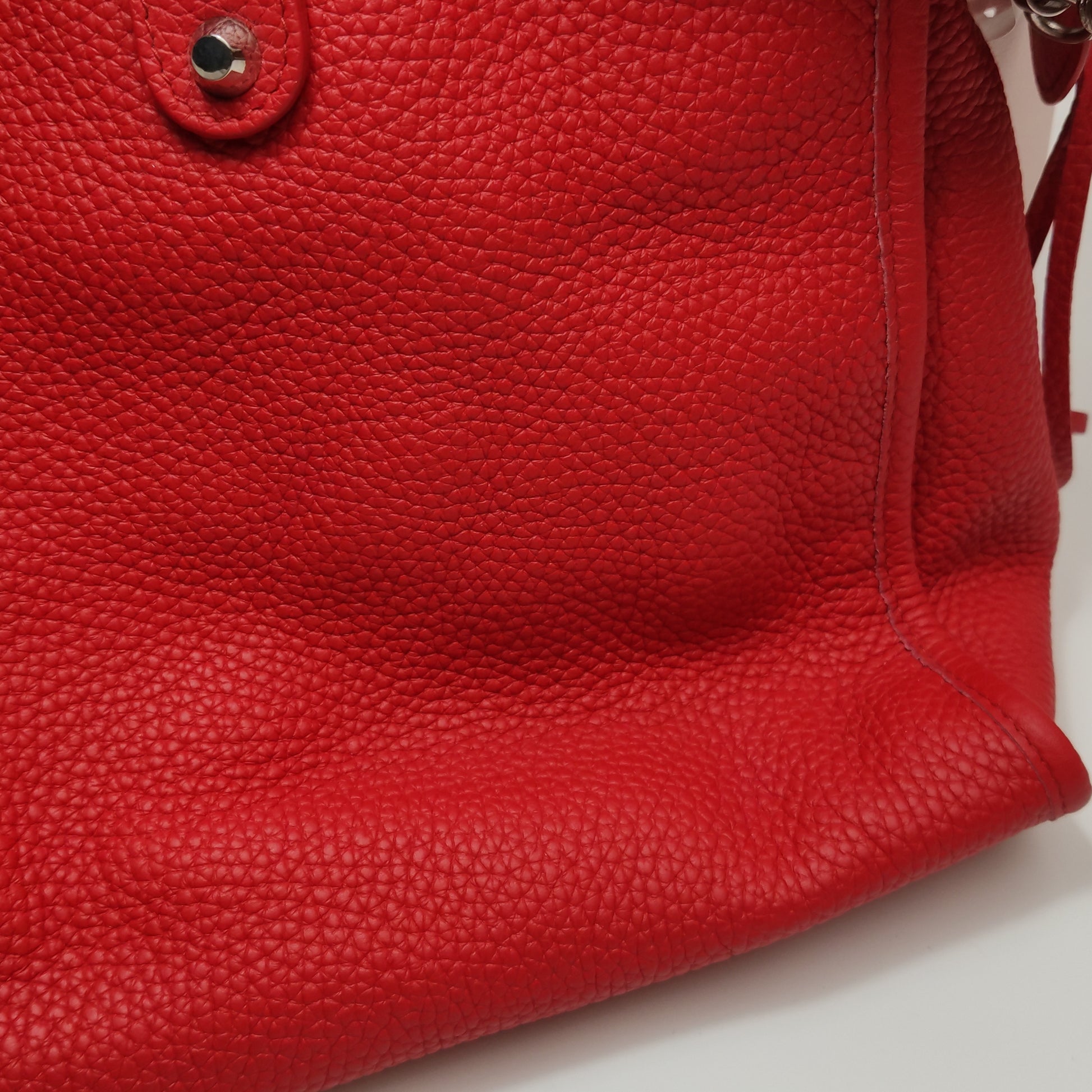 Balenciaga Classic City Medium Grained Calfskin Red