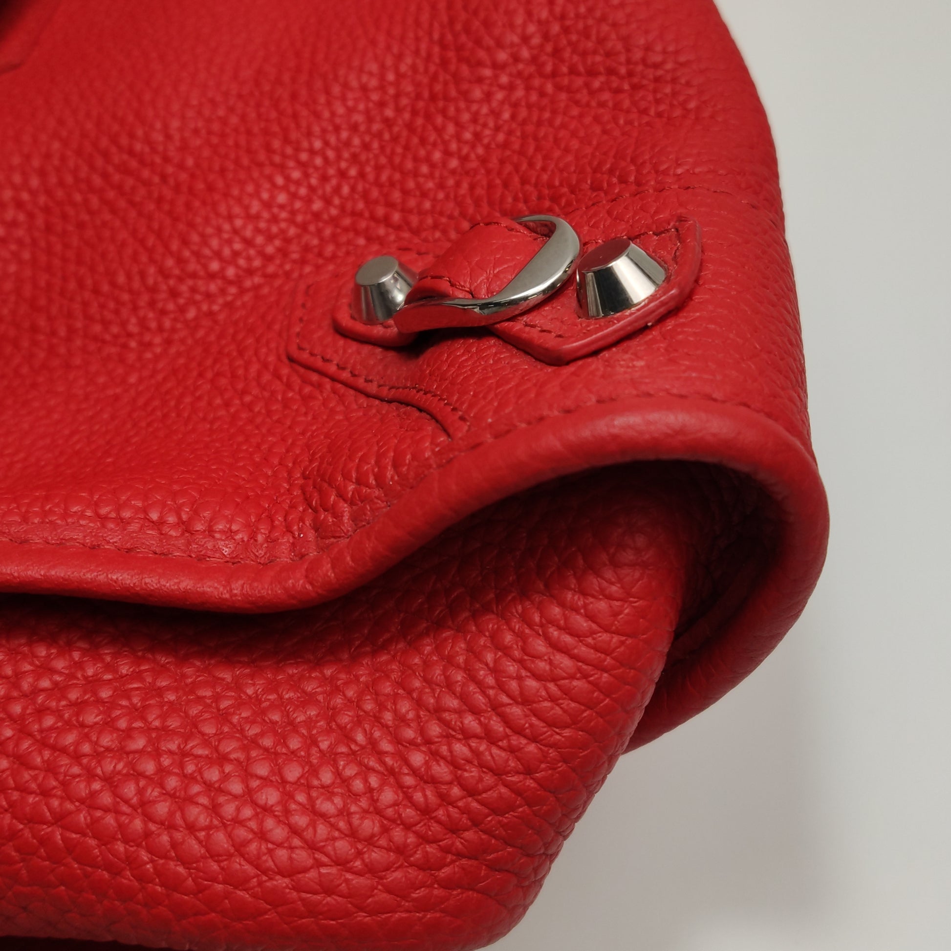 Balenciaga Classic City Medium Grained Calfskin Red