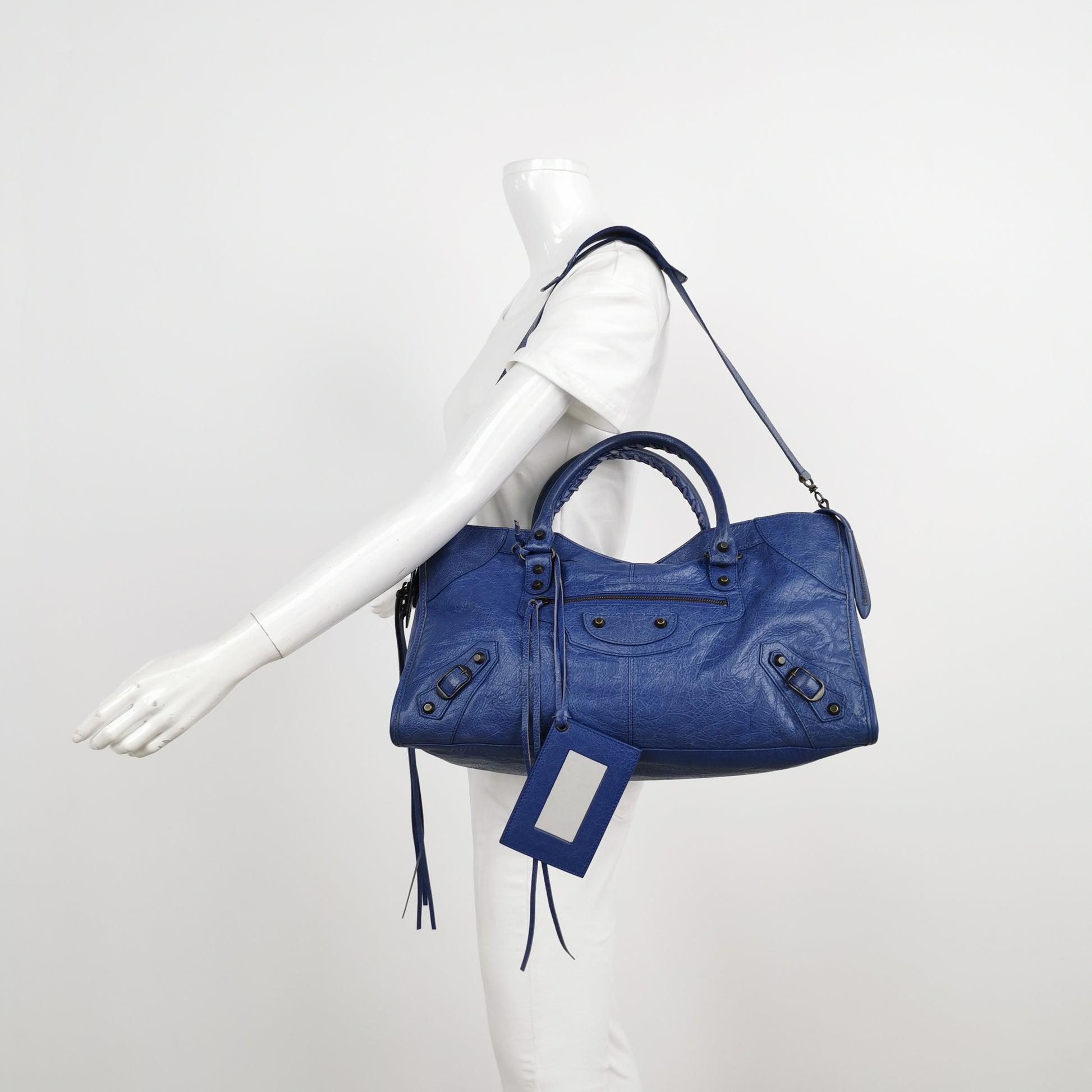 Balenciaga Part Time Bag Blue