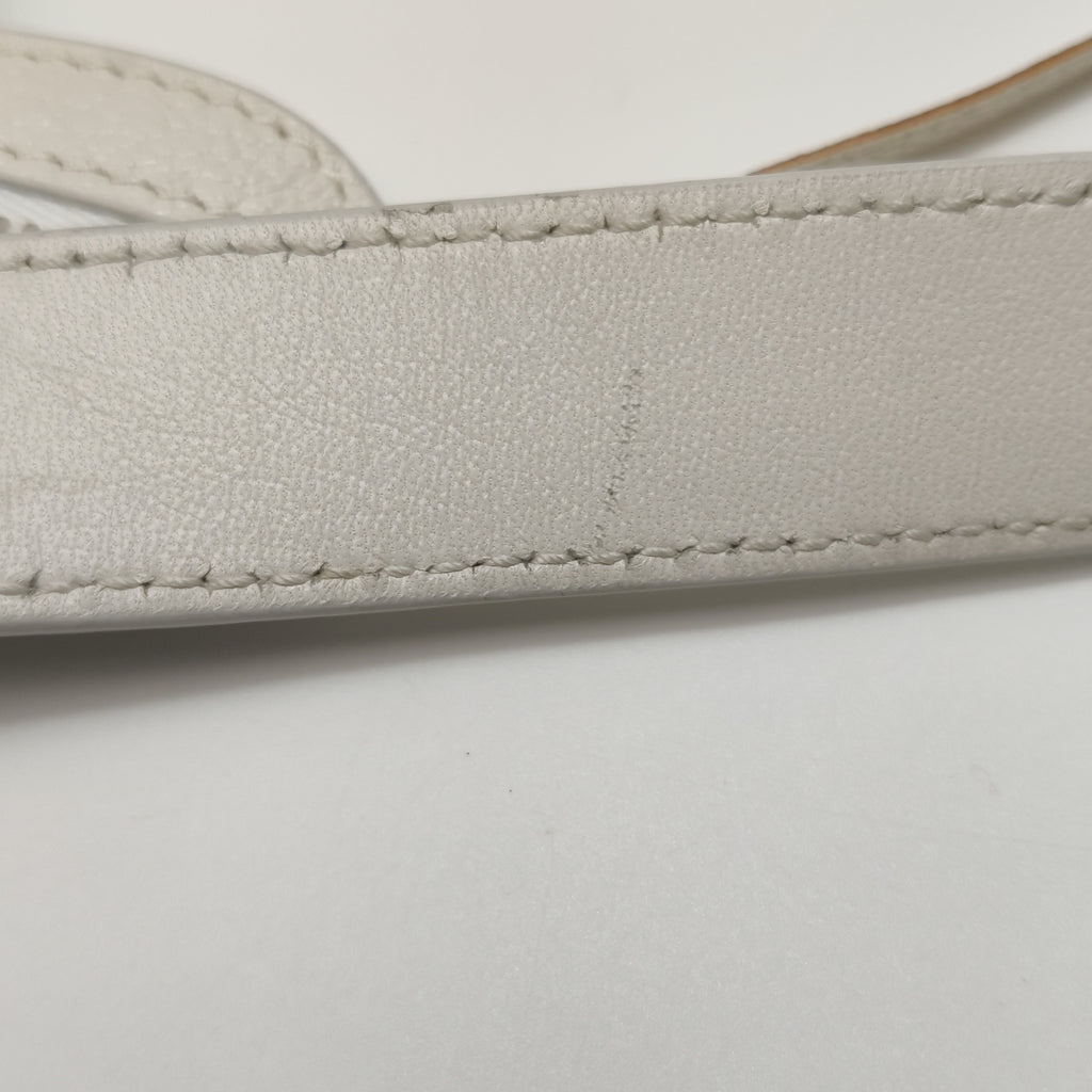 Balenciaga Mini City Metallic Edge White SHW