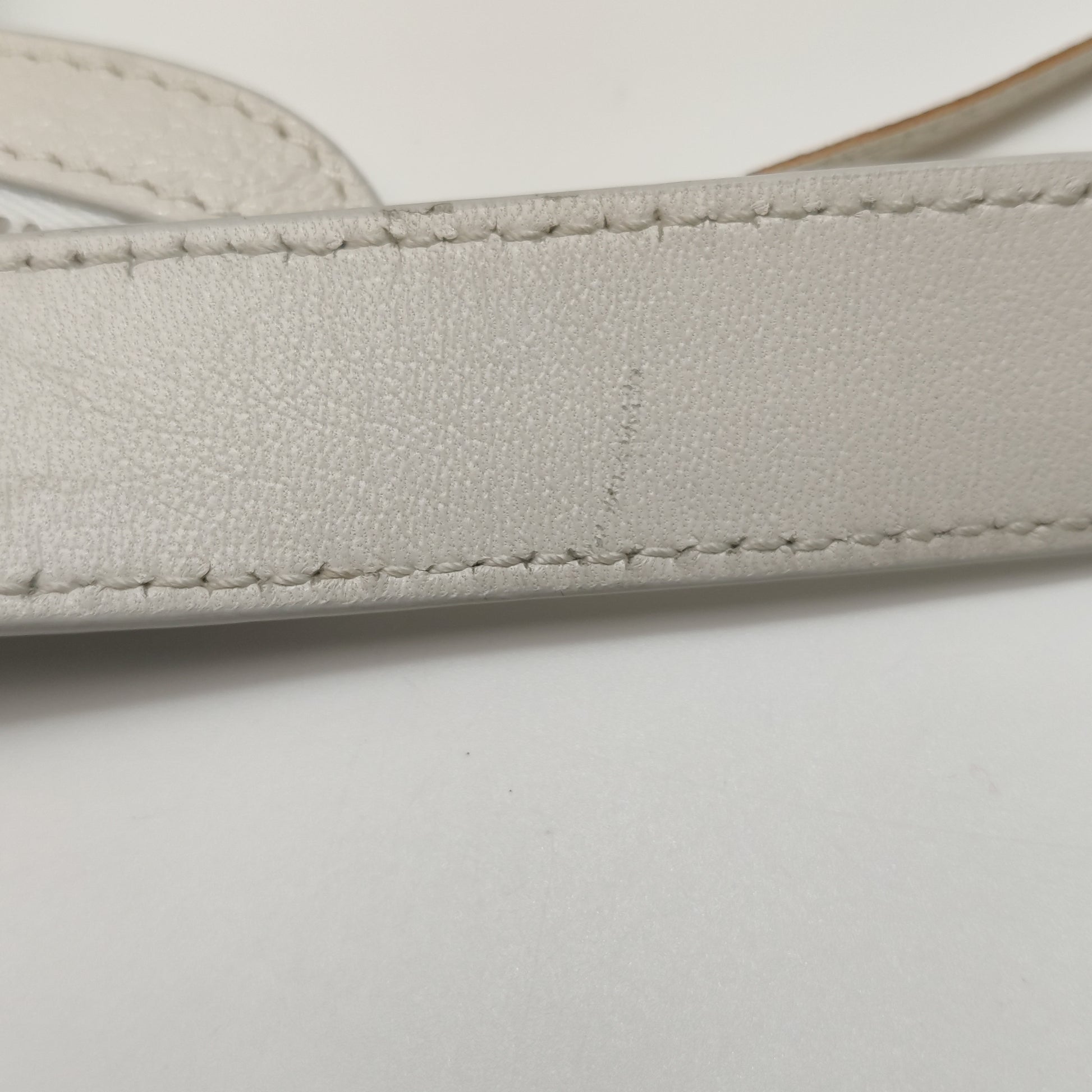 Balenciaga Mini City Metallic Edge White SHW