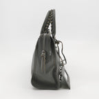 Balenciaga Small City Metallic Edge Gray