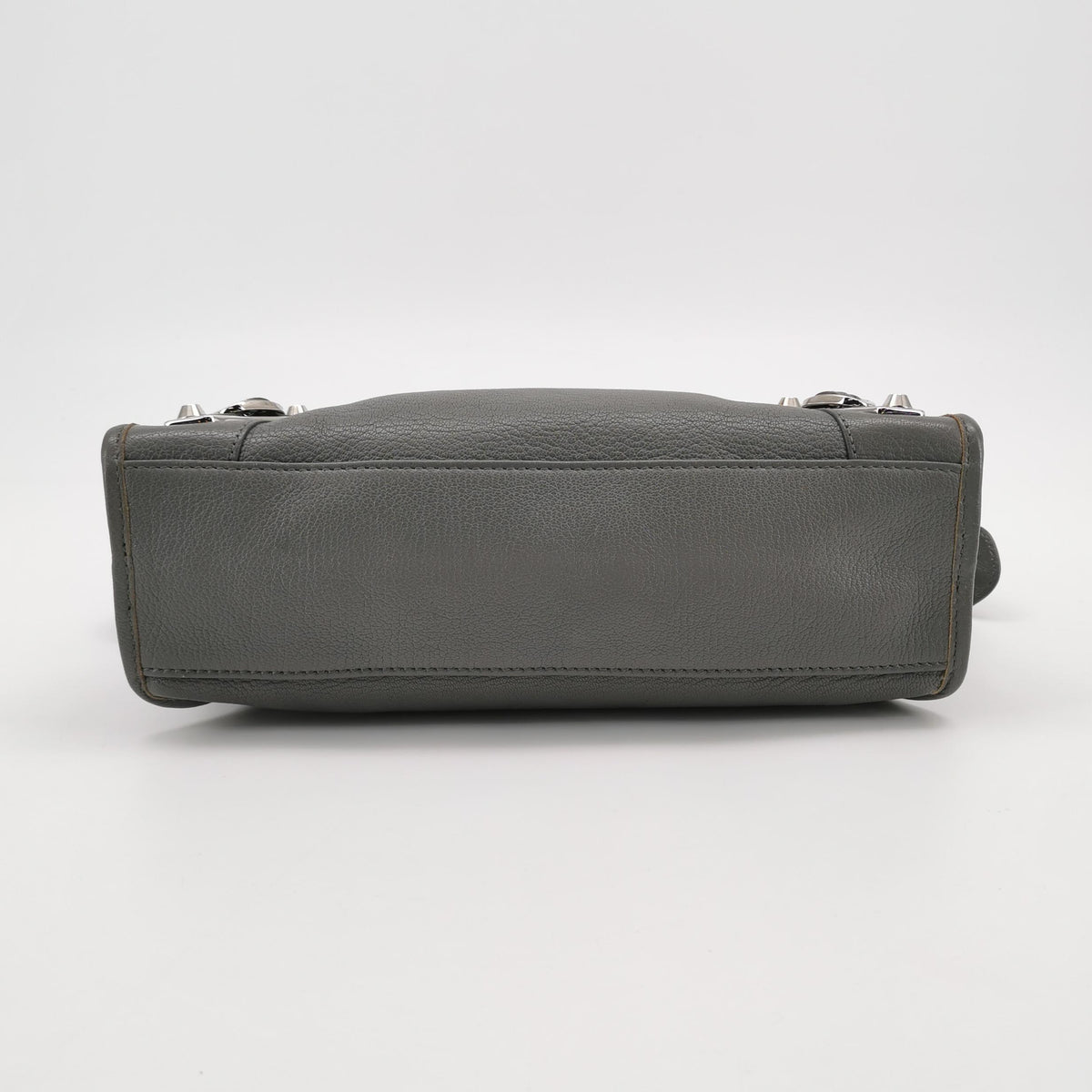 Balenciaga Small City Metallic Edge Gray