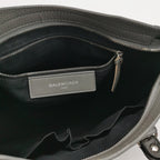 Balenciaga Small City Metallic Edge Gray