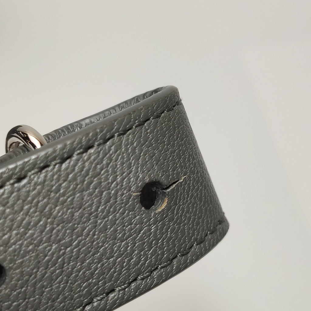 Balenciaga Small City Metallic Edge Gray