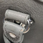 Balenciaga Small City Metallic Edge Gray