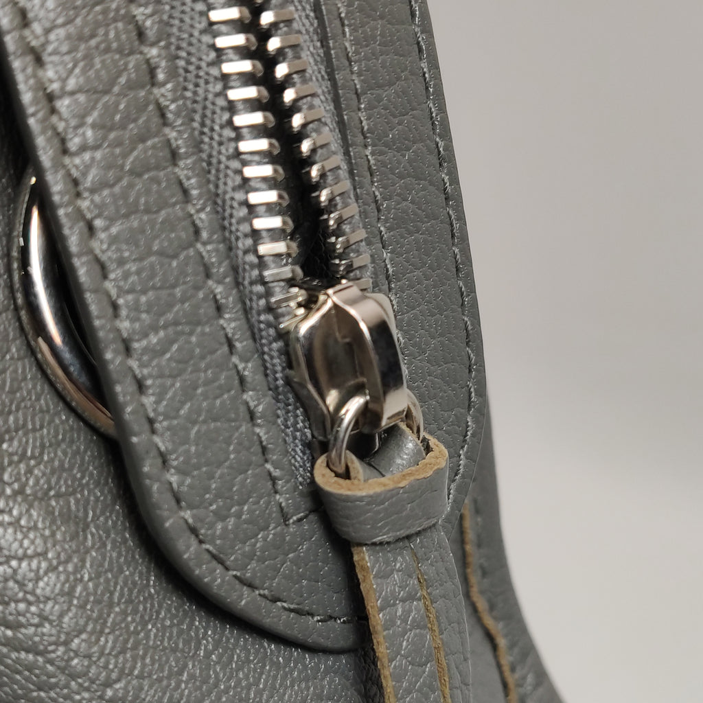Balenciaga Small City Metallic Edge Gray