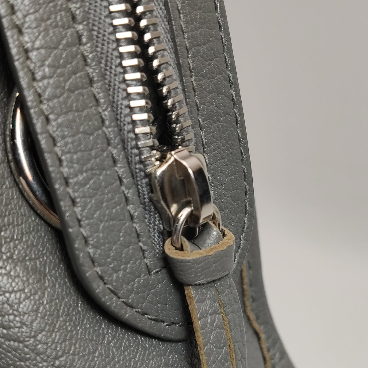 Balenciaga Small City Metallic Edge Gray
