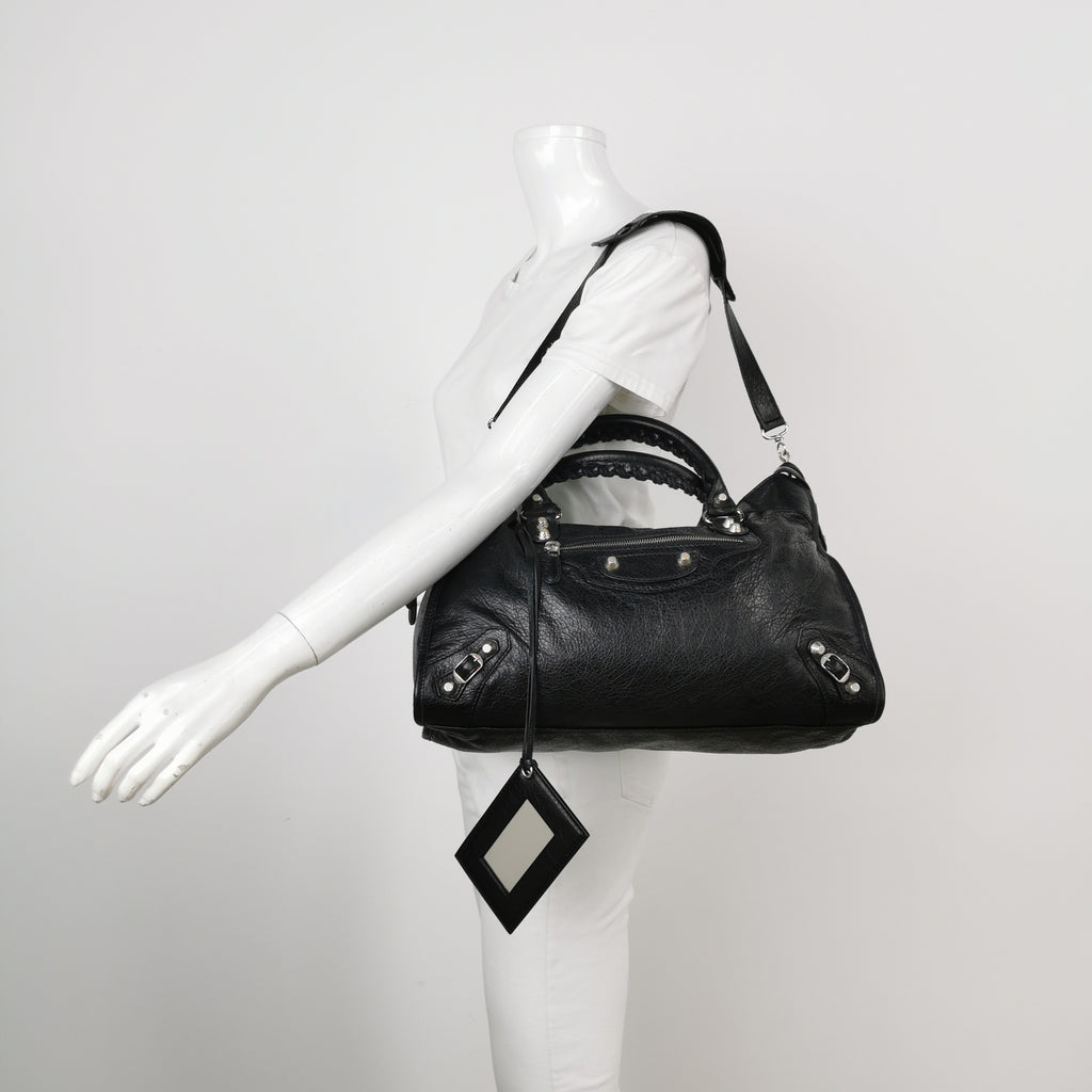 Balenciaga Classic City Medium Black SHW