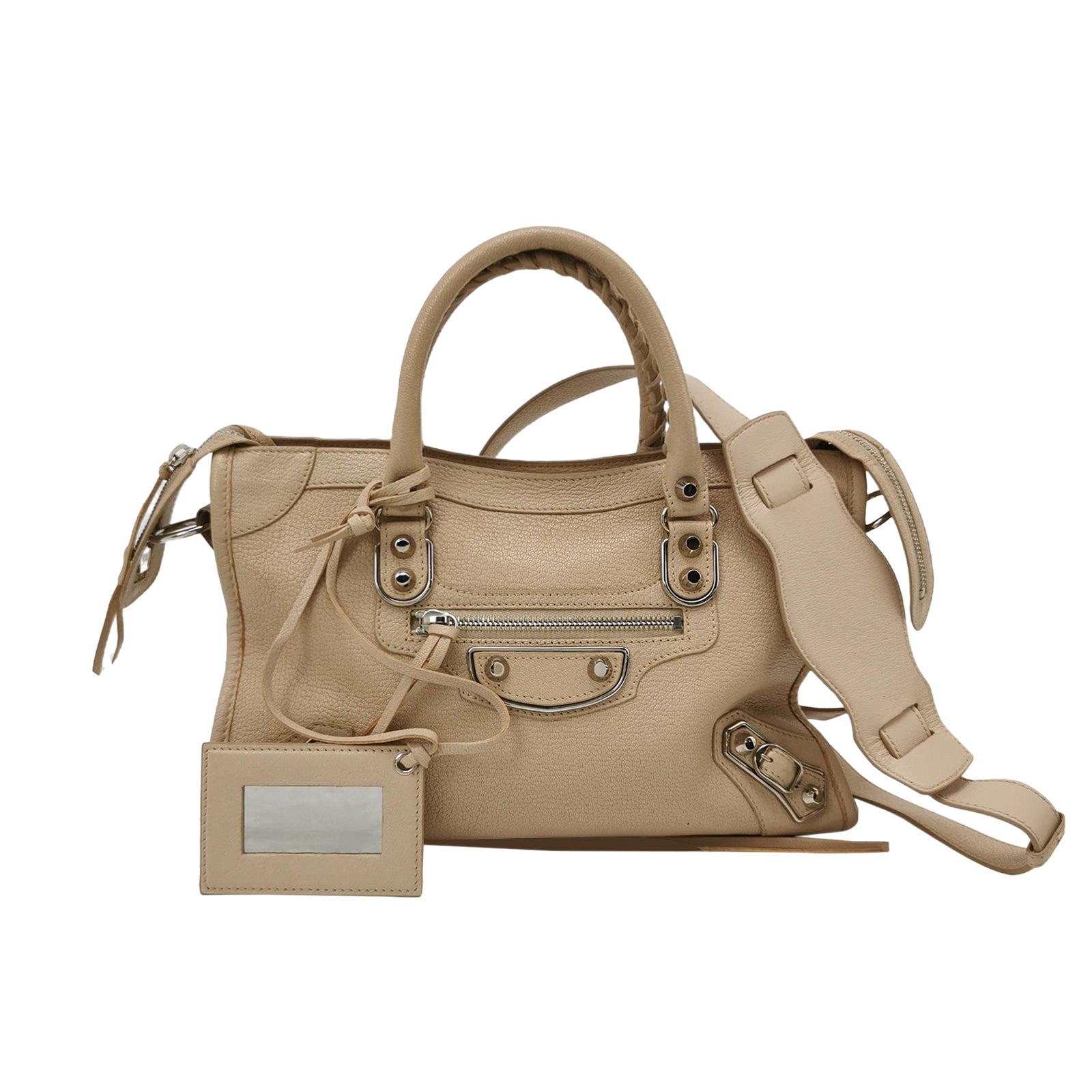 Balenciaga City Metallic Edge Small SHW