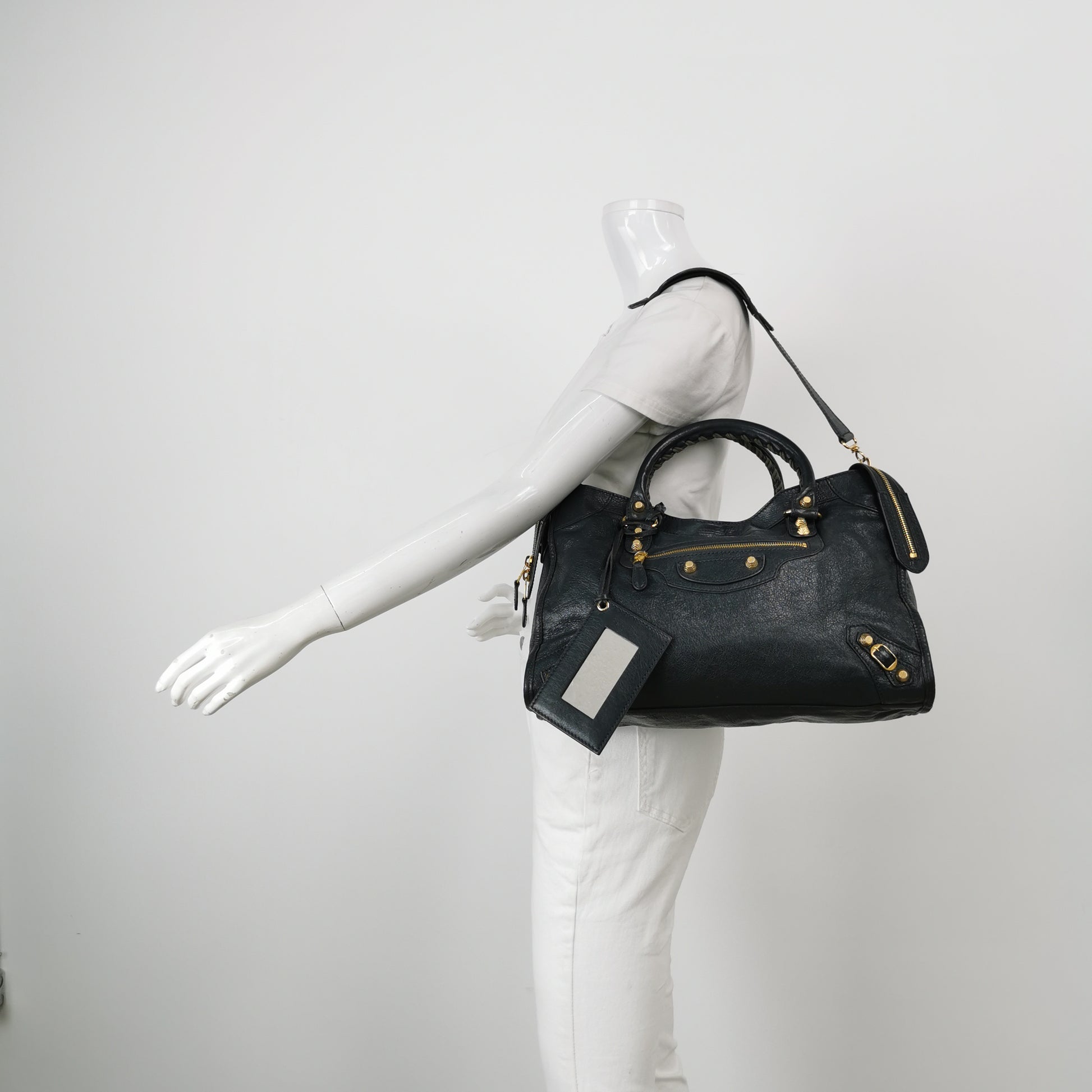 Balenciaga Classic City Medium Gray GHW