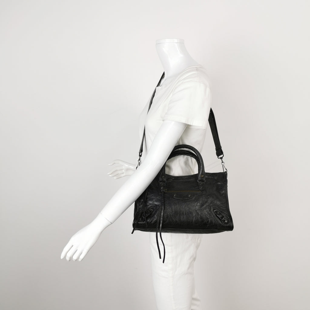 Balenciaga Le City Small Black RHW