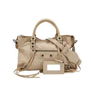 Balenciaga Classic City Medium Light Beige