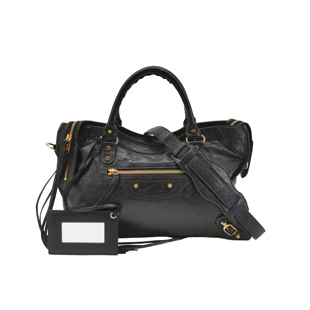 Balenciaga Classic City Medium Black GHW