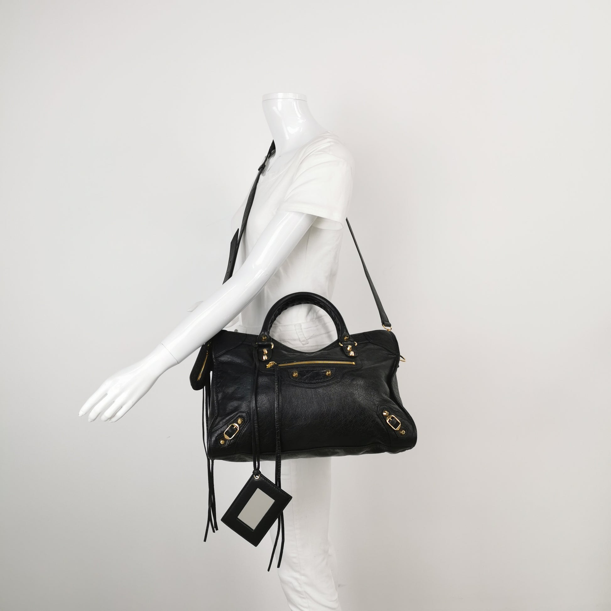 Balenciaga Classic City Medium Black GHW