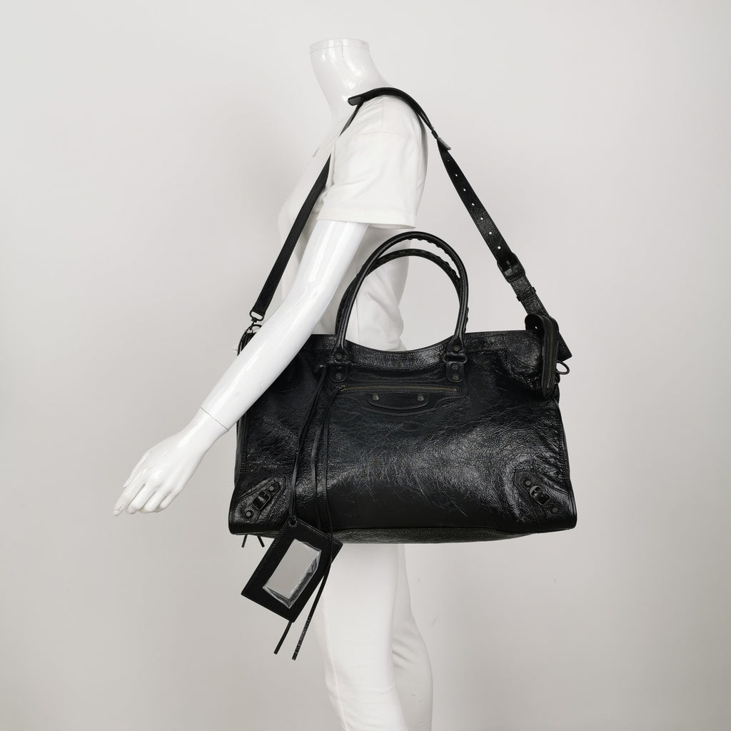 Balenciaga Le City Large Black