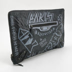 Balenciaga Graffiti Clutch Black