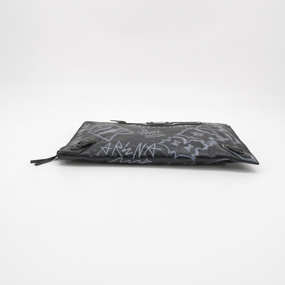 Balenciaga Graffiti Clutch Black
