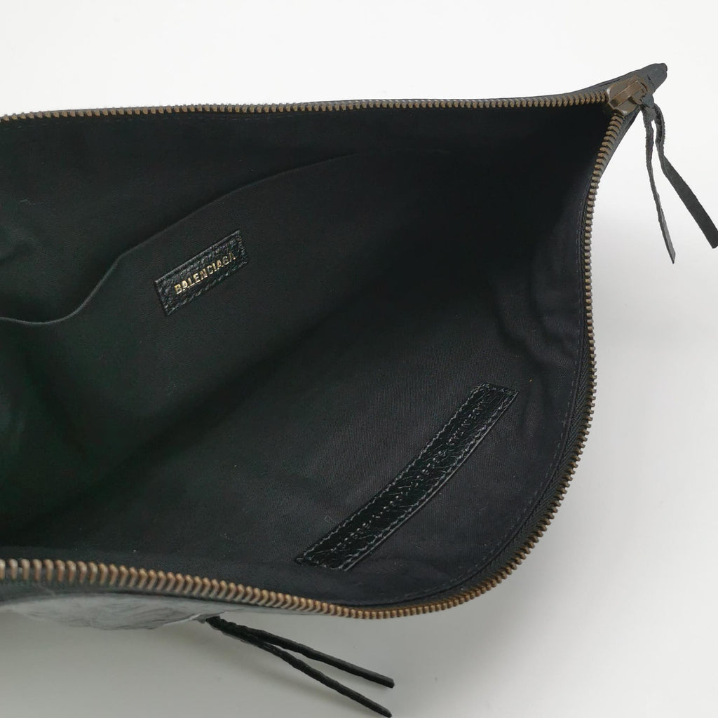 Balenciaga Graffiti Clutch Black