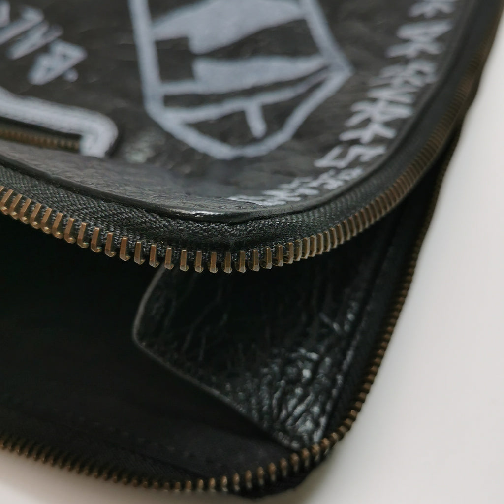 Balenciaga Graffiti Clutch Black