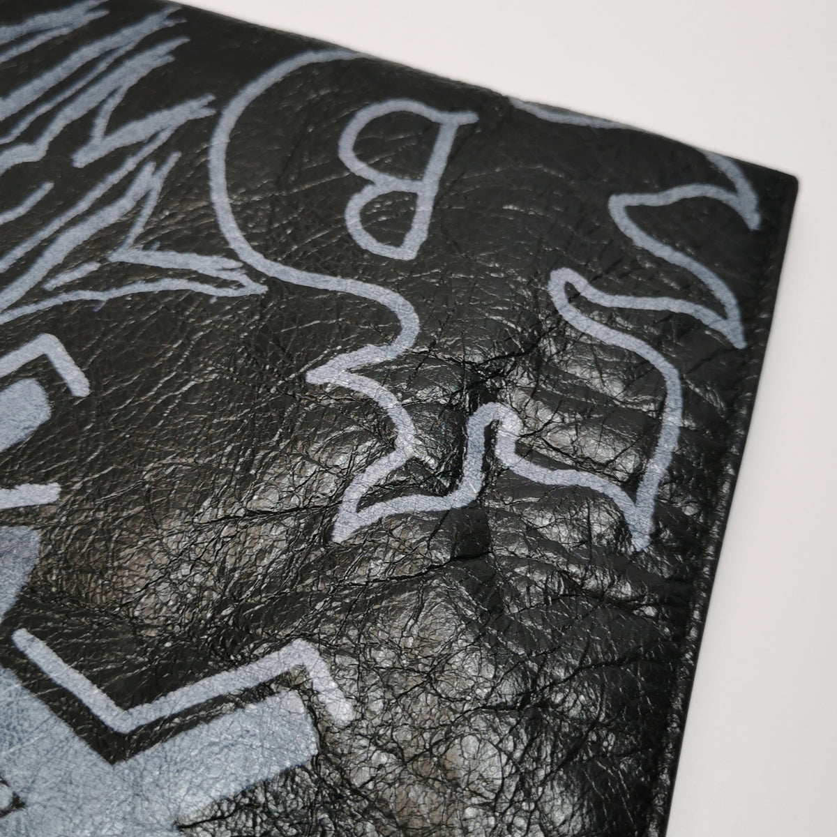 Balenciaga Graffiti Clutch Black